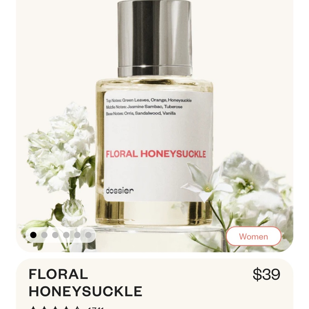 Dossier Floral Honeysuckle Eu de Parfum 50 ml